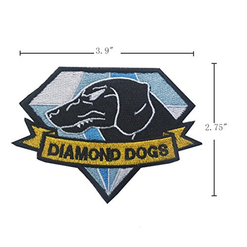 Military Morale Patch Set - Diamond Dogs & Metal Gear Solid Fox 3pcs - Variation of THIS listing
