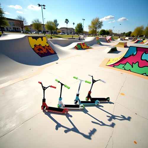 4Pcs Professional Finger Scooter Toy Alloy Metal for Use Fingerboard Obstacles Fingerboard Parks and Competitions, Skateboards Finger Boards, Alloy+Plastic