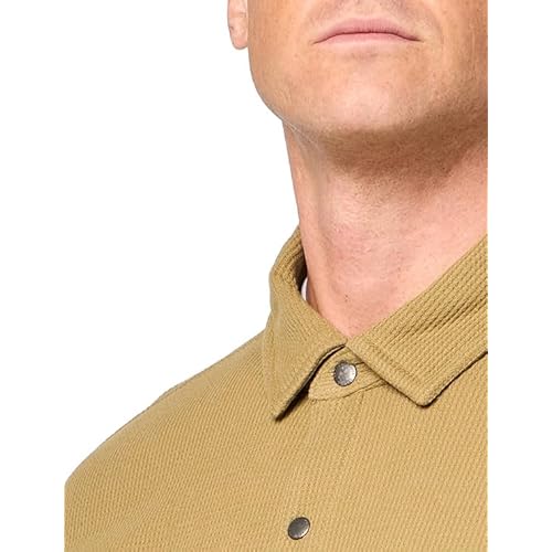 Eddie Bauer Men's Faux Shearling-Lined Thermal Shirt