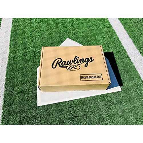 Rawlings | R100-P Practice Baseballs | Collegiate | High School | Youth | Box of 12,White
