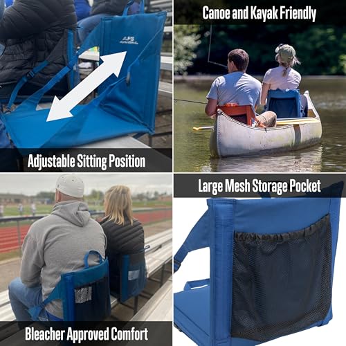 ALPS Mountaineering Weekender Camp Seat, One Size, Charcoal/Blue - New