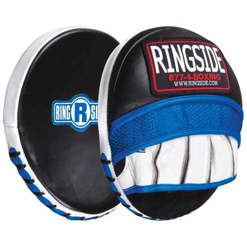 Ringside Gel Micro Boxing MMA Punch Mitts (Pair) , blue/black, Small