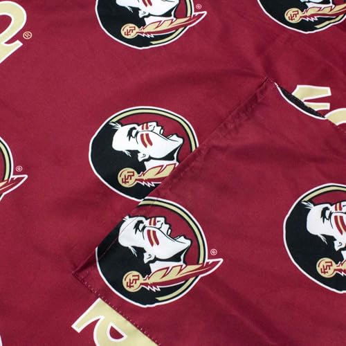 Florida State Seminoles Tailgating Apron with 9-Inch Pocket - Adjustable Comfy BBQ Grilling Accessory