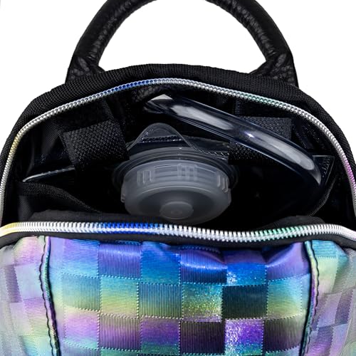 Oil Slick Mini Hydration Pack with Leakproof Bladder for Festivals - Rave Hydropack - Variation of THIS listing