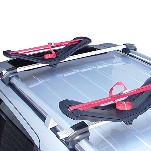 Malone SeaWing Saddle Style Universal Car Rack Kayak Carrier with Bow and Stern Lines