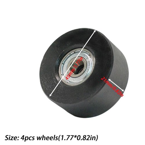 Rowing Machine Replacement Part Accessory, Water Rower Seat Wheels Attachment，Exercise Machine Equipment