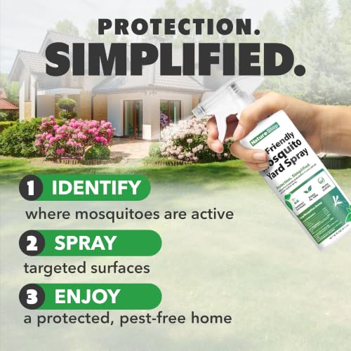Eco-Friendly Mosquito Yard Spray - Natural Oil-Based Insect Repellent, 16 oz