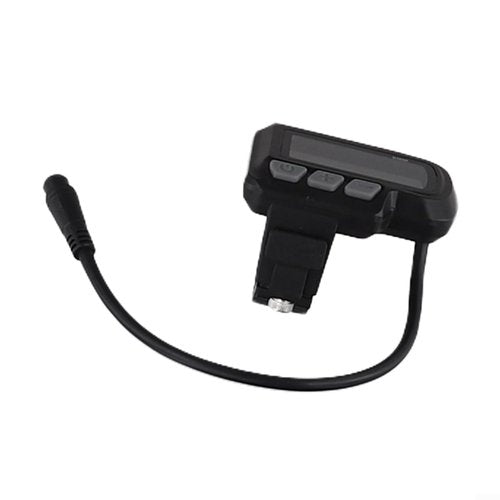 Electric Bike LCD Display, E-Bike Display 24V 36V 48V Display Meter Control Panel with 6 Pins Waterproof Interface Cable for Electric Bike Scooter Modification