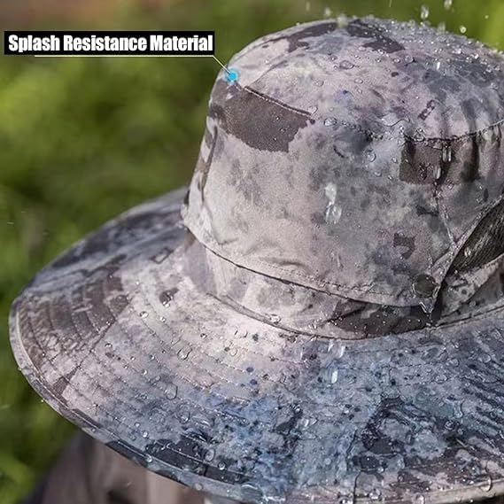 2025 New Wide Brim Solar Fan Hat, Hat with Fans Solar Power for Men Women Fishing Hat Solar & USB Charging