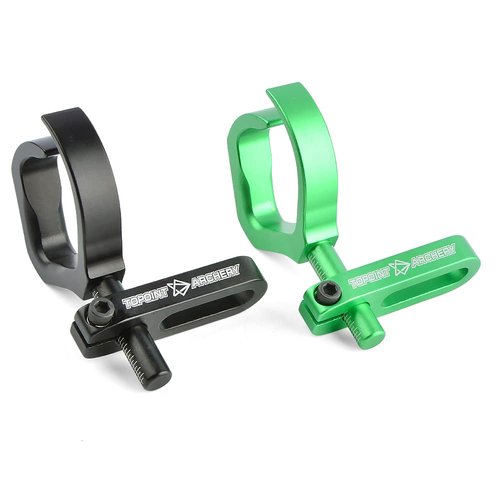 ZSHJGJR Archery Bowfishing Arrow Rest Anodized Aluminum Material Anti-Rust Right and Left Hand Use for Compound Bow Recurve Bow Fishing Accessories (Green)