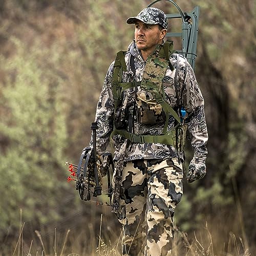 Tree Stand Safety Harness with Camouflage Design, Ergonomic Hunting Gear
