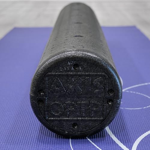 OPTP AXIS Firm Density Foam Roller - Black 36x6 Inch Round