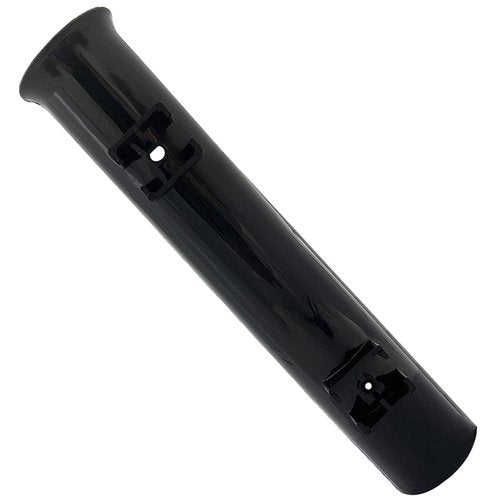 ISURE MARINE 2-Pole Black ABS Plastic Single Tube Multi-Function Fishing Rod Holder, 12" Width, 2" Inlet Diameter