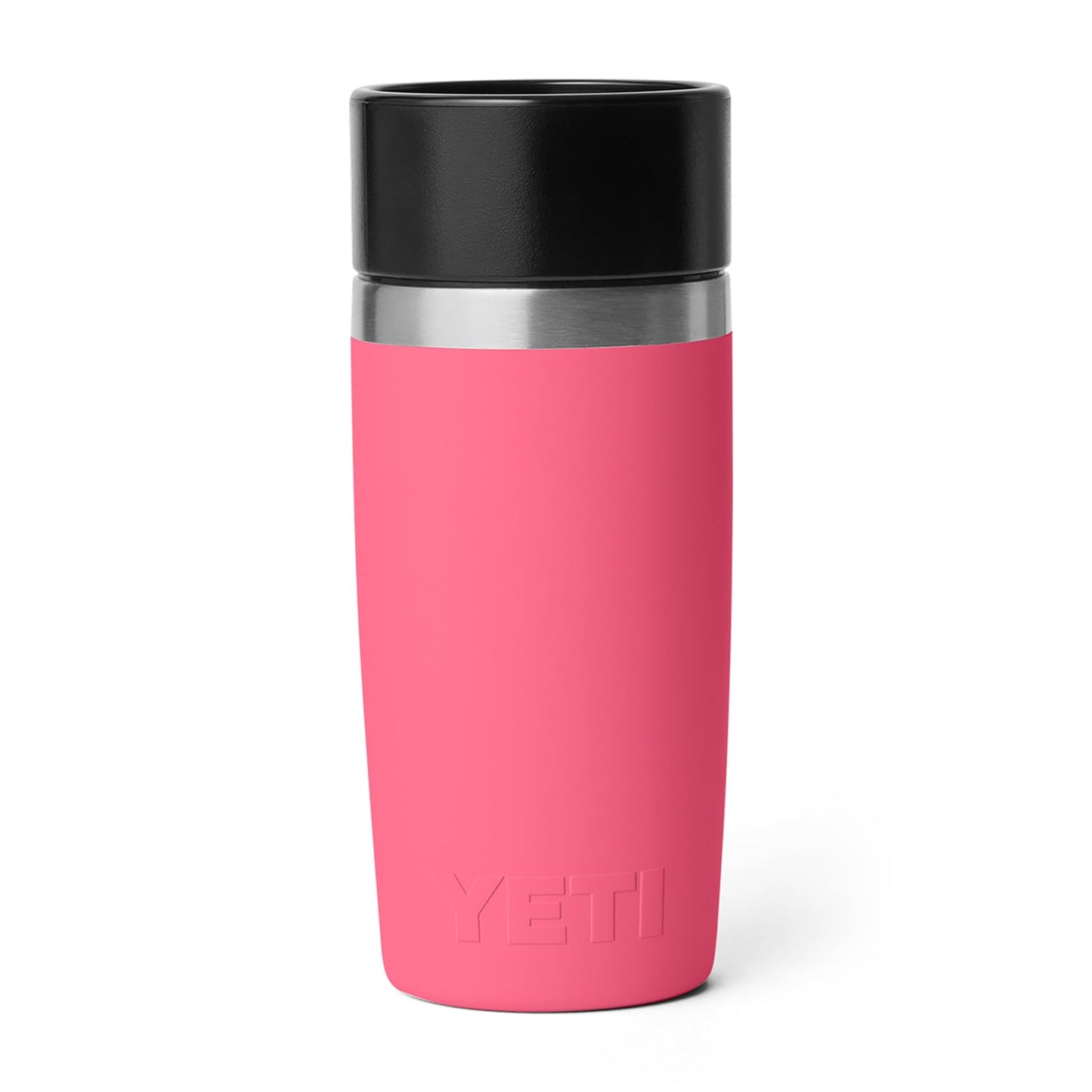 YETI Rambler 12 oz Travel Bottle, Stainless Steel, Vacuum Insulated with Leakproof Commuter Cap, Tropical Pink