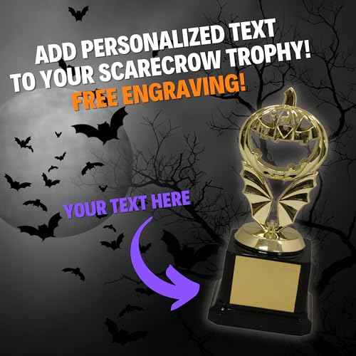 Trophy Outlet ? Best Halloween Costume Award Trophy ? Party Game Prize or Favor ? Multiple Spooky Designs ? Free Customizable Engraving