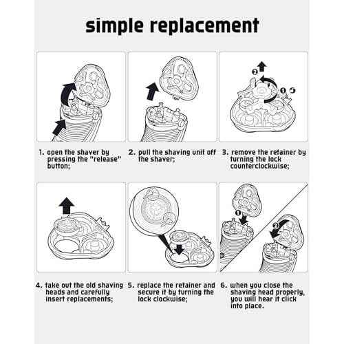 12 Pack SH30 Replacement Heads Compatible with Philips Norelco Shaver 2400 Replacement Blades Compatible with Norelco Replacement Heads for Electric Razor for Men 2400 3900 3800 2300, Gifts for Men