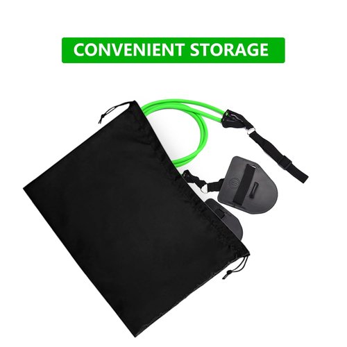 Swimming Resistance Band Set with Paddles，Swim Training Equipment，Swimming Arm Strength Trainer，1.2m Stretch Cord，Floating Arm Trainer Training Equipment