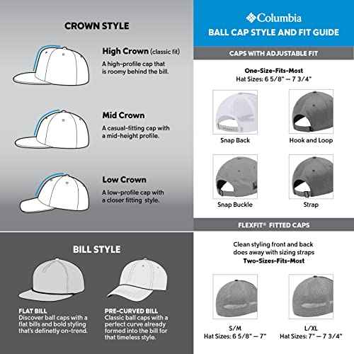 Columbia Women's PFG Logo Mesh Ball Cap-High Crown