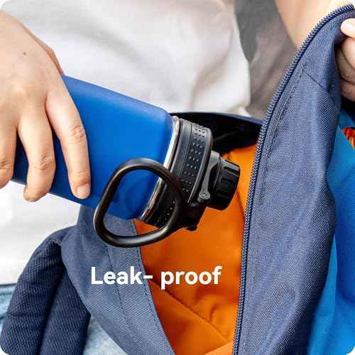 Spout Lid Replacement for Thermoflask, Takeya, Simple Modern, IRON ¡ÆFLASK - Wide Mouth 12/16/18/22/32/40/64oz Water Bottles | BPA-Free Leakproof Sport Cap with Handle (2.28" Diameter 1 pack)
