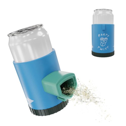 TurntTonic Party Twist, Drinking Game Roulette Device, Adult Party Game for 2-8 Players, Blue