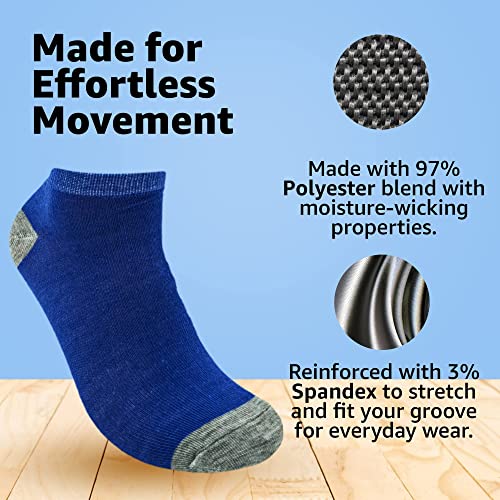 Women Low Cut Ankle Socks - 30 Pairs, Athletic & Workout, Size 9-11, Medium Snack Pack Variation