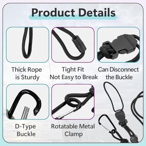 2 Sets Remote Trolling Motor Lanyard Compatible with Minn Kota i-Pilot