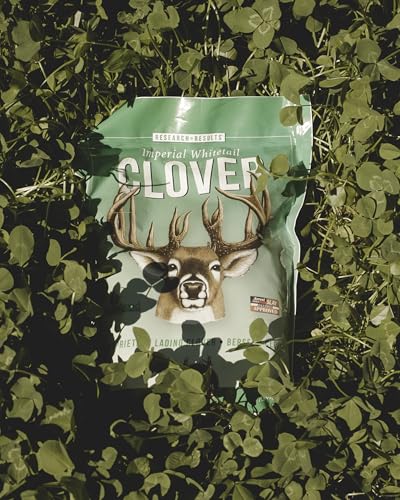 Whitetail Institute Imperial Clover Food Plot Seed (Spring and Fall Planting), 4-Pound (1/2 Acre)