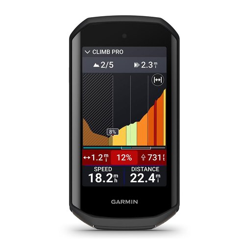 Garmin Edge 1050 Premium Cycling Computer Bundle - Color Touchscreen, Built-in Speaker, Training & Group Ride, Road Alerts with PlayBetter Silicone Case (Black), Screen Protectors, Tether & More