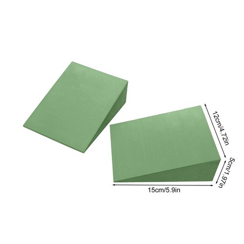 Slant Board for Calf Stretching - Squat Wedge Block for Heel Elevated Squat | Professional Foam Incline Squat Wedge | Stretch Footrest Cushion | Yoga Foam Wedge for Exercise, Squat, Ankle Mobility