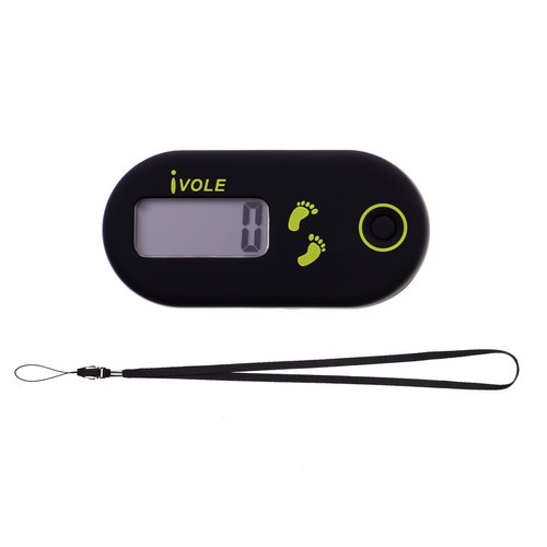 BESPORTBLE Sports Step Counter 3D Digital Pedometer Accurate Step Counter Portable Pedometer Mini Pedometer Fitness Tool With Clip and Lanyard for Walking Running