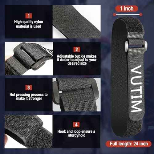 4PCS Bike Rack Strap, Bike Rack Accessory, Adjustable Bike Wheel Stabilizer Strap, Non-Slip Fixed Bike Wheel, Suitable for Camping Equipment, Yoga Mats, Binding Sport Bottle Bicycles, Curtains