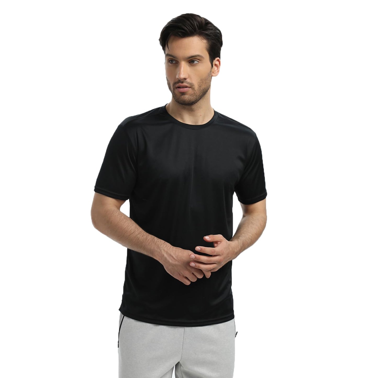 SUGARNO Men's T-Shirts,5 Packs Quick Dry Short Sleeve T-Shirt Lightweight Workout T Shirts for Gym,Athletic,Running(Medium)