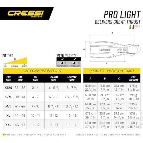 Cressi Pro Light, Blue, XS [DUPLICATE]