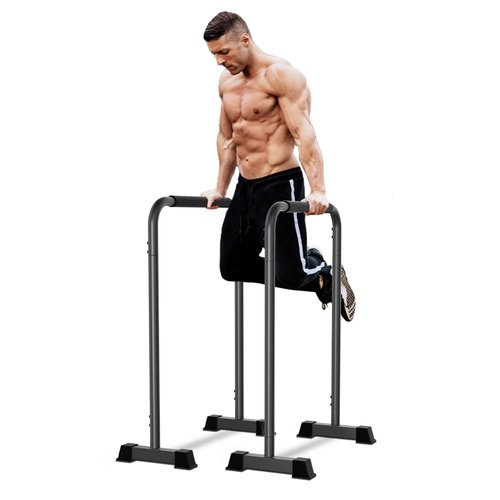 Klismos 2-in-1 Adjustable Dip Bar Stand – Heavy Duty Parallel Bars for Home Workout, Strength Training & Calisthenics