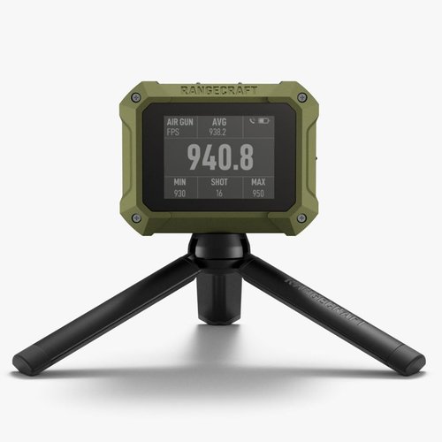 Athlon Optics Rangecraft Velocity Pro Radar Chronograph w/ 2.4" Display, Bluetooth Connectivity with App for Real-Time Projectile Speed Readings (for Any Firearm, Airgun, or Archery)