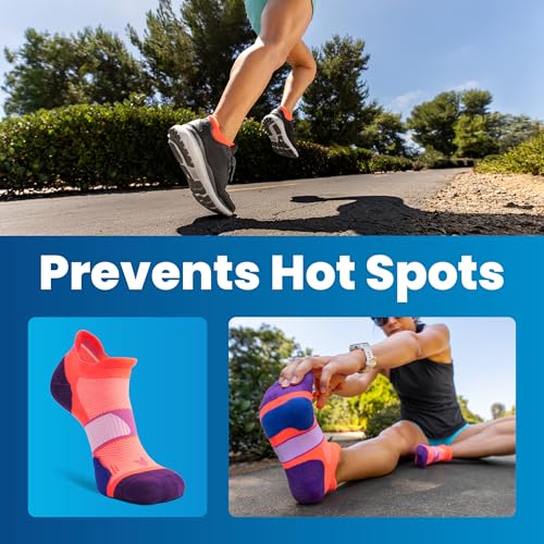 Balega UltraGlide No-Show Running Socks - Medium Legion Blue