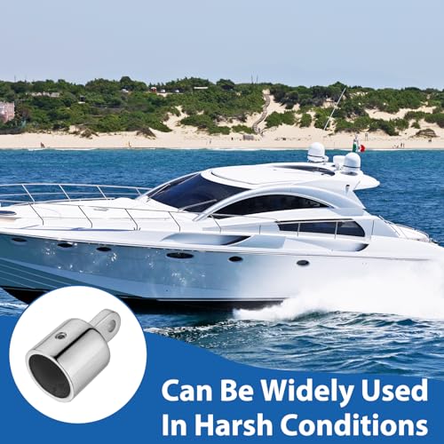 Stainless Steel Boat Bimini Top Cap Fits 1 Inch OD Round Tubing - 32mm OD, 25mm ID