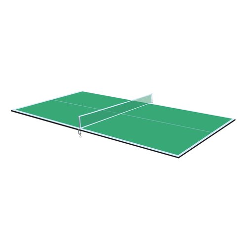 AOKUNG Ping Pong Table Top, 7×4FT Mid-Size Foldable Ping Pong Table Topper for Pool Table, Indoor Table Tennis Conversion Top w/Net & Premium Foam Padding, Lightweight and Portable-Green