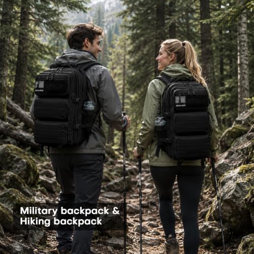 Large Tactical Military Backpack for Men and Women 55L - Black, Variation of THIS listing