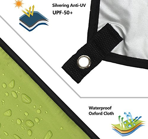 Waterproof Camping Tarp with Army Green Variation - Lightweight Rain Fly for Backpacking & Hiking