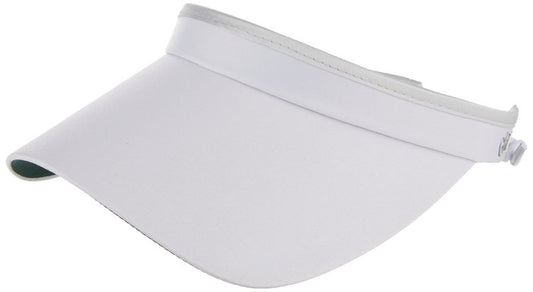 Glove It Womens Geo Mix Visor White, White Clear Dot