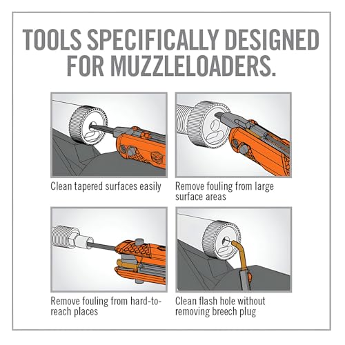 Real Avid Breech Plug Cleaning Options - Choose Between Master Maintenance Kit or 4-in-1 Scraper - Muzzleloader Cleaning Kit for Gun Maintenance