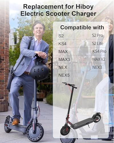 42V Electric Scooter Charger for Hiboy S2, Max, NEX, KS4 | Replacement Power Supply