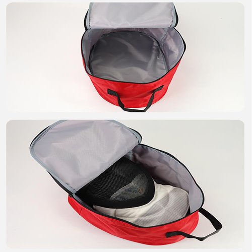 Fonher Fencing Mask Protective Bag Made Of Premium 1680D Double Strand Oxford Cloth-Portable Handbag for Epee, Foil, Saber and Motorcycle Helmets(Black)
