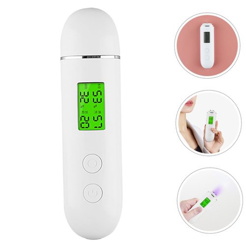 Didiseaon Skin Hydration Gauge Facial Light Meter Portable Skin Moisture Tester Essential Skincare Tools