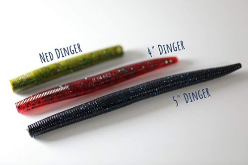Yum Lures YDG504 Dinger Fishing Bait, June Bug, 5"