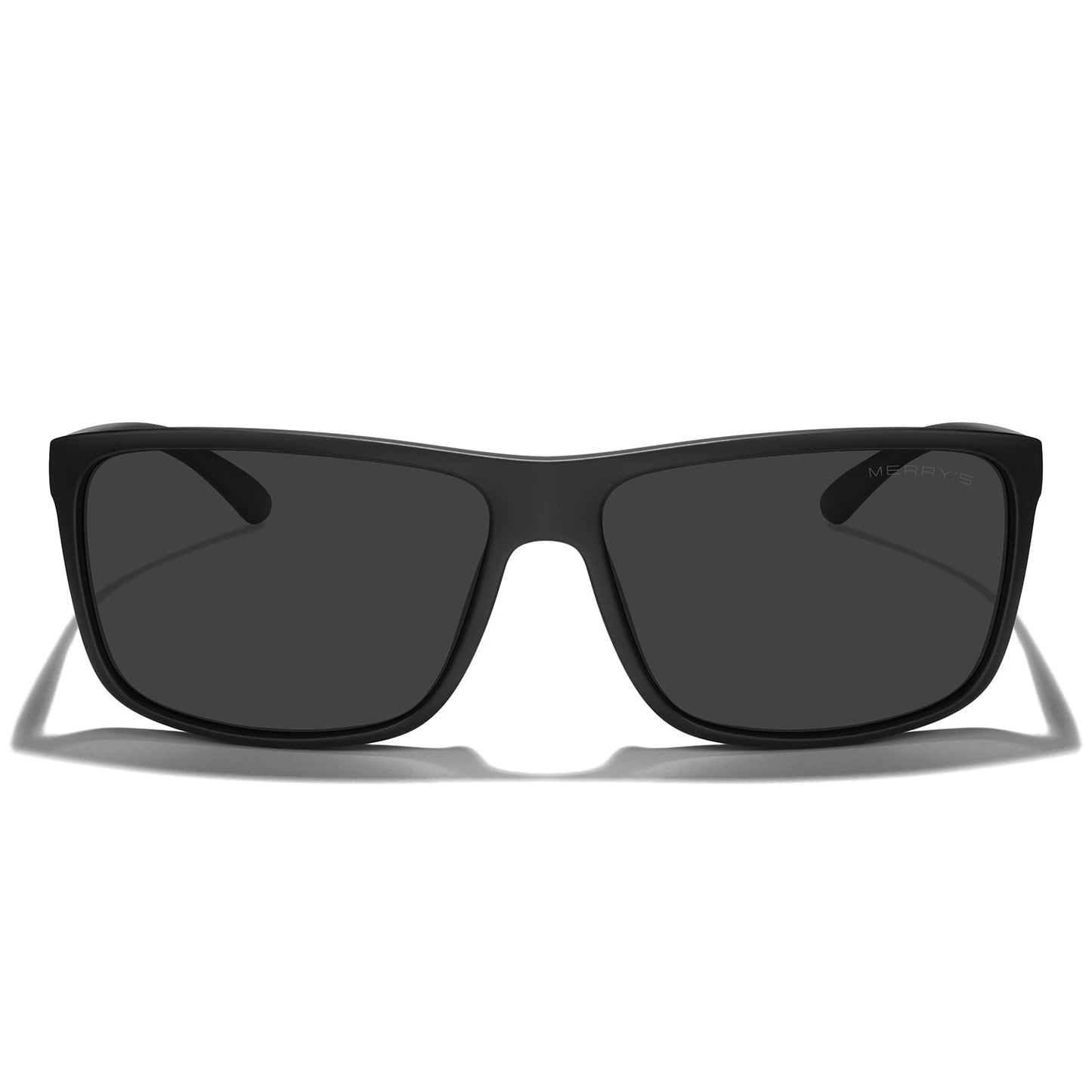 MERRY'S Rectangular Polarized Sports Sunglasses for Men Women Cycling Driving Fishing UV400 Protection S8225