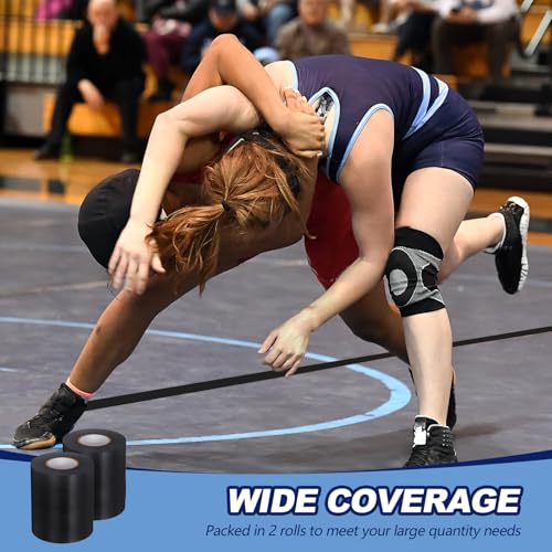 6 Rolls Wrestling Mat Tape 4 Inch PVC Adhesive Seam Tape for Gym Floors