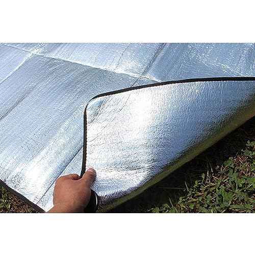 Camping Mat Foam Foil Blanket for Camping Foam Pad Insulating Foil Mat Sleeping Tent Pad Thermal Aluminum Camping mat for Reflecting Heat