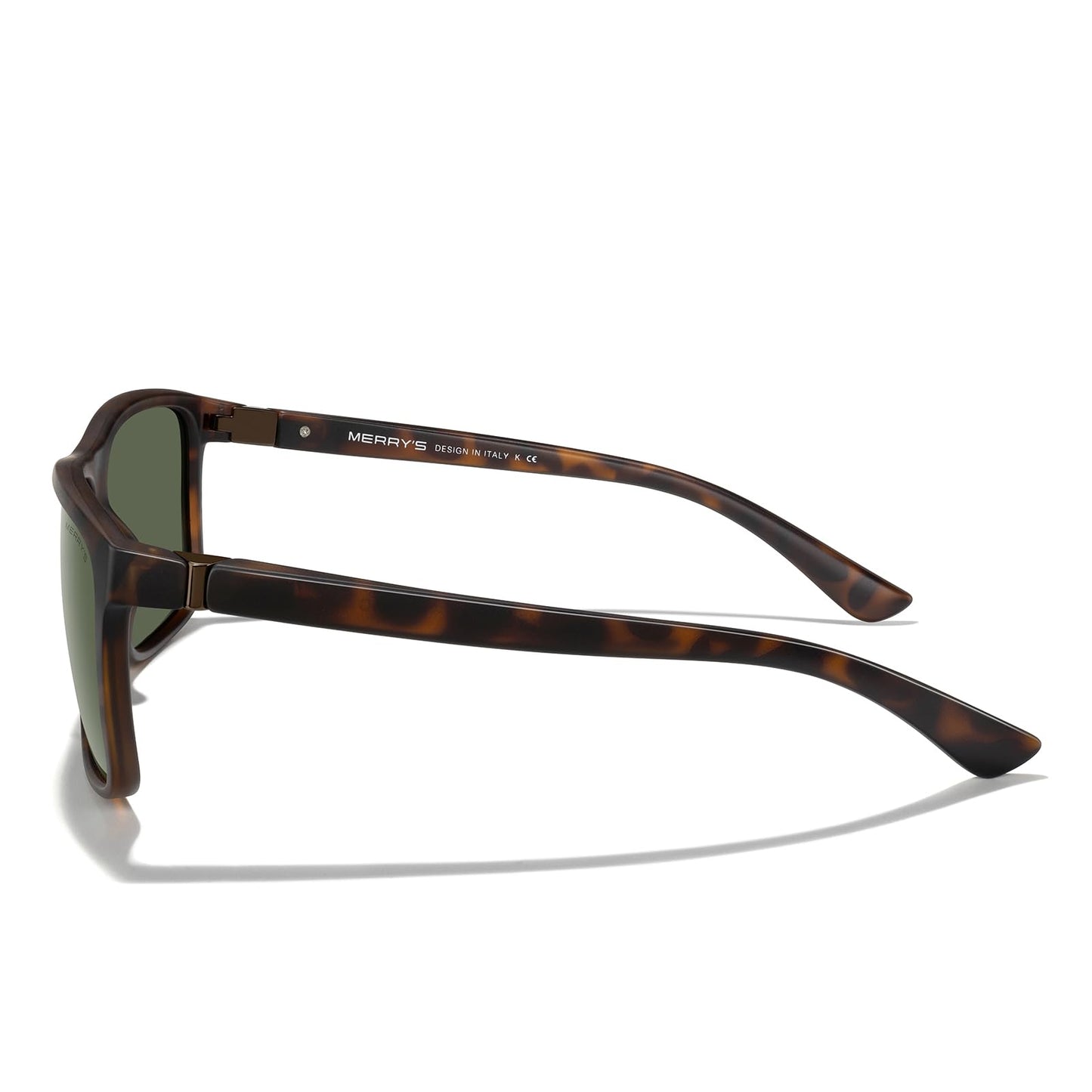 MERRY'S Rectangular Polarized Sports Sunglasses for Men Women Cycling Driving Fishing UV400 Protection S8225